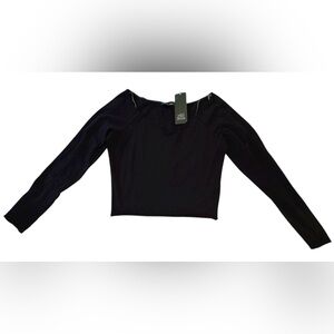 Wild Fable Black Women’s Off-Shoulder Blouse Size Small NWT